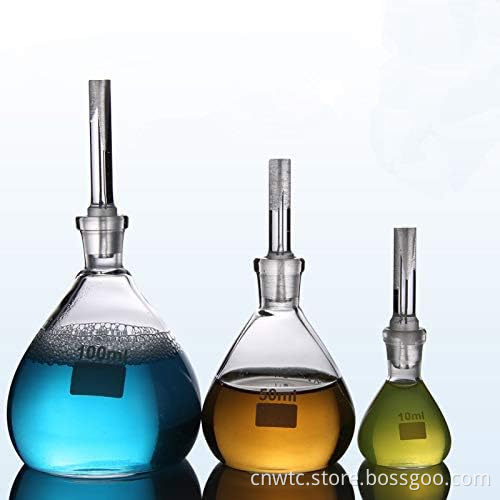 100ml Borosilicate Glass Pycnometer with Perforated Stopper: High Precision Density Measurement Tool